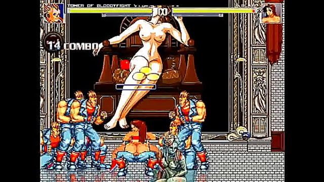 Mugen Blaze Overwhelmed in Wild Hentai Gang Bang Frenzy