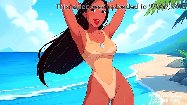 Pocahontas Seduces John Smith in Steamy Disney Hentai Fantasy Scene