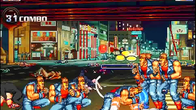 Felicia Dominates Hentai Mugen Arena in Steamy Gang Bang Action