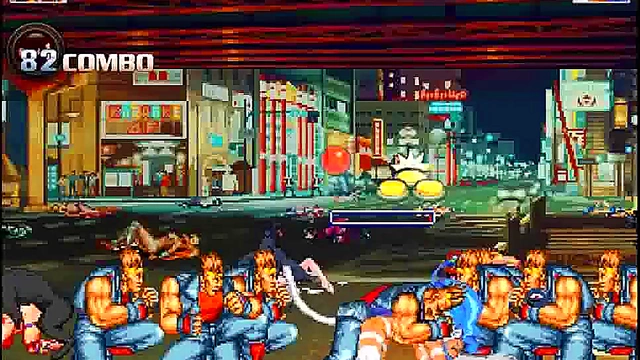 Felicia Dominates Hentai Mugen Arena in Steamy Gang Bang Action