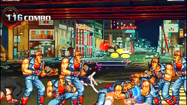 Felicia Dominates Hentai Mugen Arena in Steamy Gang Bang Action