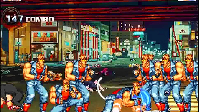 Felicia Dominates Hentai Mugen Arena in Steamy Gang Bang Action