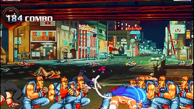 Felicia Dominates Hentai Mugen Arena in Steamy Gang Bang Action