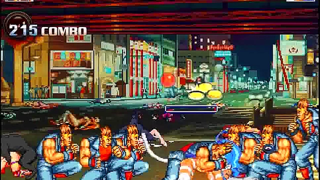 Felicia Dominates Hentai Mugen Arena in Steamy Gang Bang Action