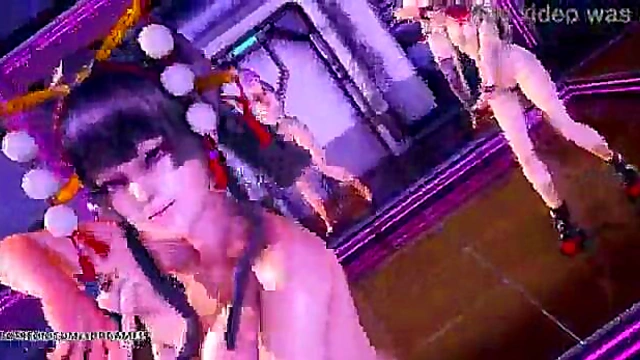 PinkCat’s Steamy MMD Dance Featuring Busty Waifus Bare All in 4K HD