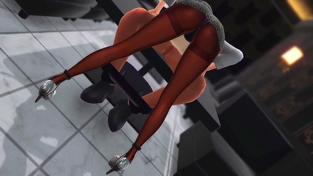 Luscious 3D Babe Thirsty for Every Last Drop