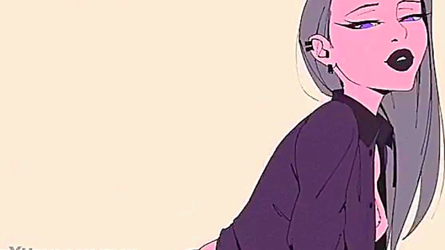 Lesbian Dildo Play in Steamy Hentai Fantasy World Adventure