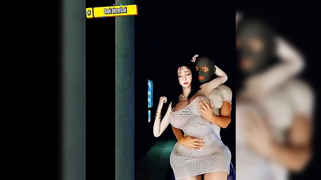 Bandit Captures in Steamy Stress-Fueled Hentai Encounter