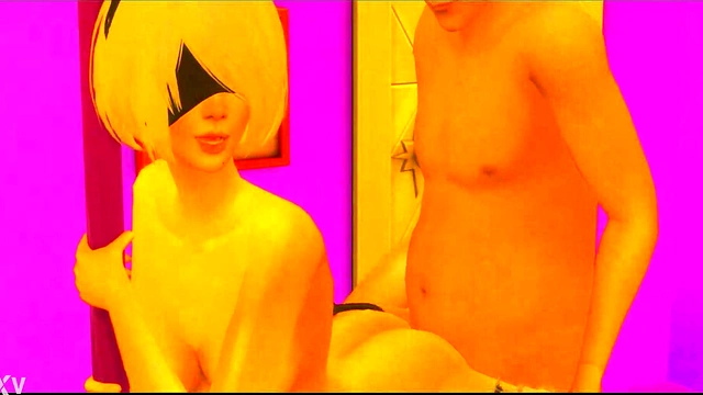 YOHRa 2B Seduces Hero in Futuristic Lust-Filled Hentai Fantasy