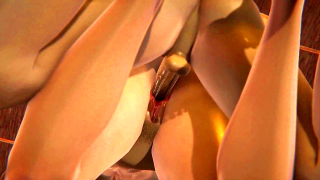 Tsunade Pleasures Two Men in Steamy 3D Hentai Fantasy Scene