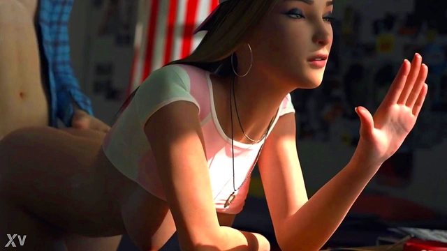 Glamorous Hentai Beauty Seduced Into Wild Bedroom Encounter