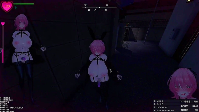 Manaka’s Secret Flashing Adventure in Japanese 3D Hentai Game