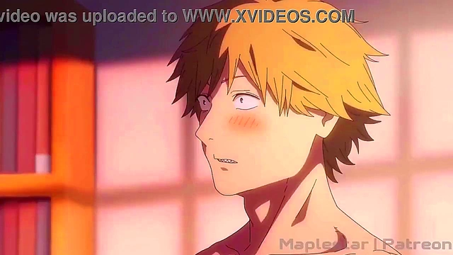 Intense Yaoi Encounter Between Ninja Rivals Under Moonlight Duel Aftermath