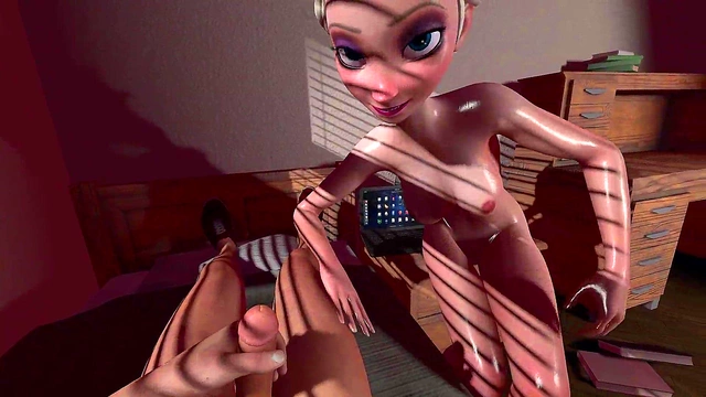 Porn cartoon with Elza l 3D SFM hentai without censorship