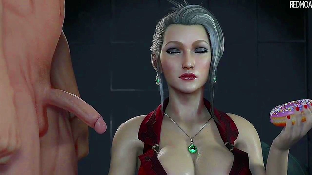 Final fantasy 7 Scarlet 3d hentai