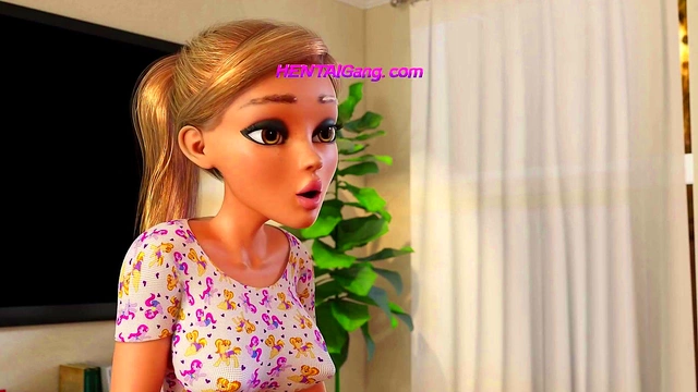 SHEMALE StepMom Take Care of StepSisters 18+ ⁑ 3D FAMILY Jerk Off