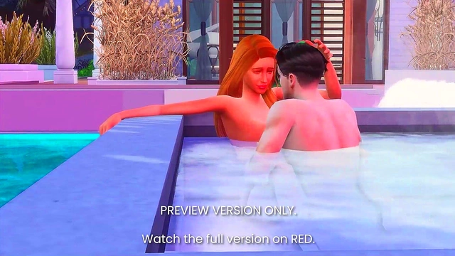 Hot Tub Romance - 3d Hentai - Preview Version