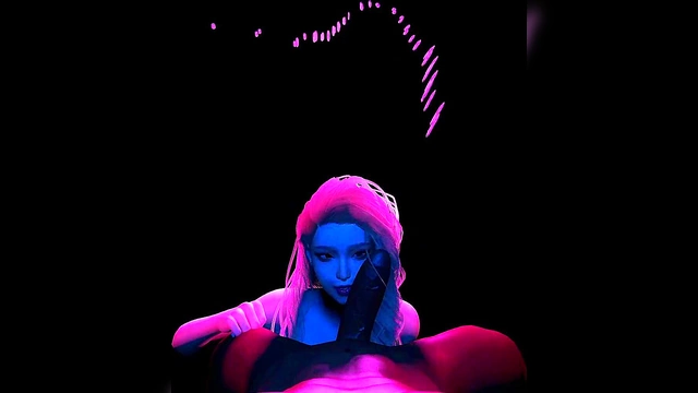 Asian Girl 18+ with big tits dances striptease l 3d Hentai Animation