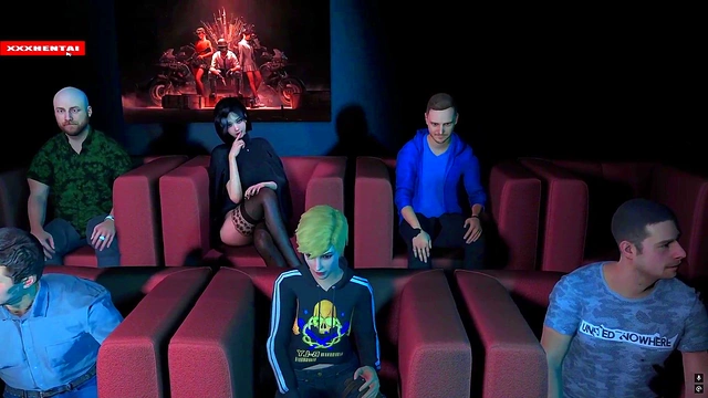 Cinema Animated Tease with a Juicy Booty - 3D Animation Hentai