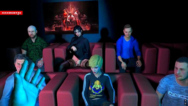 Cinema Animated Tease with a Juicy Booty - 3D Animation Hentai