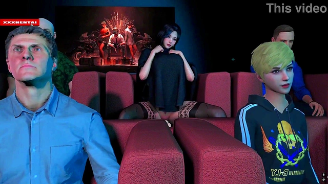 Cinema Animated Tease with a Juicy Booty - 3D Animation Hentai