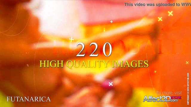 Big tits lesbian futa beauties enjoying yoga tantric sex in a cool animation