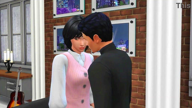 Horny Girl 18+friend Wants To Be A Pornstar - sims 4 - 3D animation