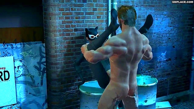 Woiverine Loves Catwoman 3D HD smplace.com