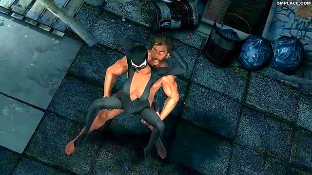 Woiverine Loves Catwoman 3D HD smplace.com