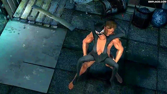 Woiverine Loves Catwoman 3D HD smplace.com