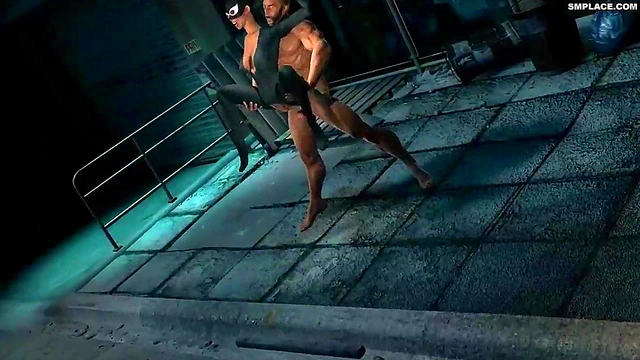 Woiverine Loves Catwoman 3D HD smplace.com