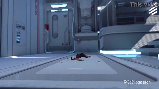 Nexus 3 Orbit Meta. 3D animation fuck on a space station with sexy blonde