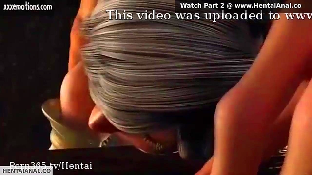 3D anime hottie assfucked by an alien