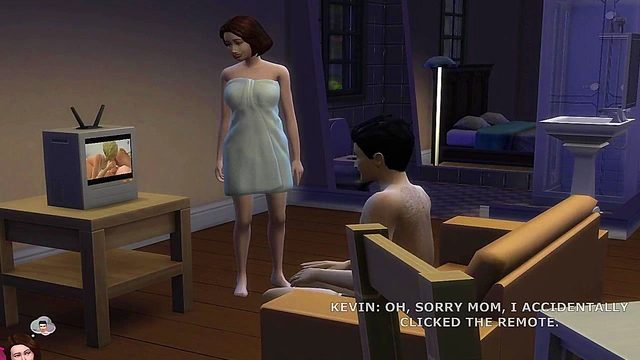 StepMom and Stepson are alone for tonight 3d hentai