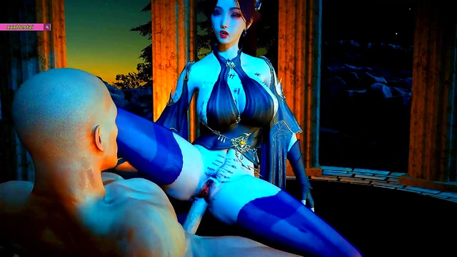 Cao Ying fuck the big cock - 3D Animation