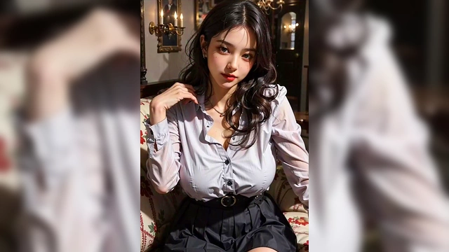 (3D ANIMATED HENTAI ASIAN MODEL) At the mansion with the StepSister 18+ (with pussy masturbation ASMR sound!)