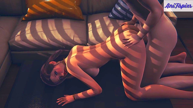 Black Haired Big Tits Luxury Girl 18+ - 3D HENTAI