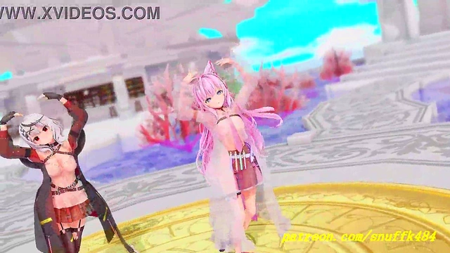 noVR mmd KoyoriChloe Dance 3d hololive Hentai
