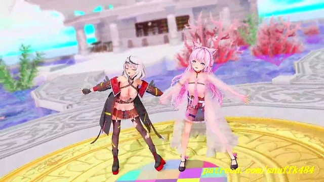 noVR mmd KoyoriChloe Dance 3d hololive Hentai
