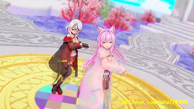 noVR mmd KoyoriChloe Dance 3d hololive Hentai