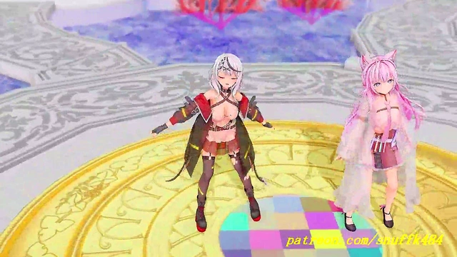 noVR mmd KoyoriChloe Dance 3d hololive Hentai