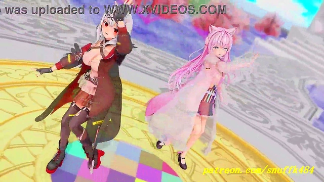 noVR mmd KoyoriChloe Dance 3d hololive Hentai