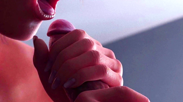 A gentle blowjob made him cum, but he immediately fucked her pussy and came again. 3d Animation cute sex with Lara