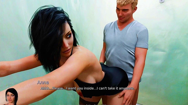 Anna Exciting Affection #21 - Cum in Anna's ass - 3d game hentai, porn game