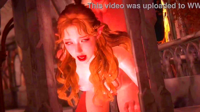 Uncensored hentai / 3D | Eileen tight pussy gets railed | Elf | Rise of Eros