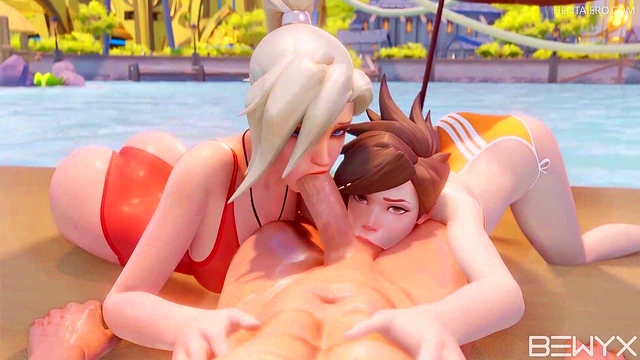 Ball Sucking Sluts (3D/SFM)