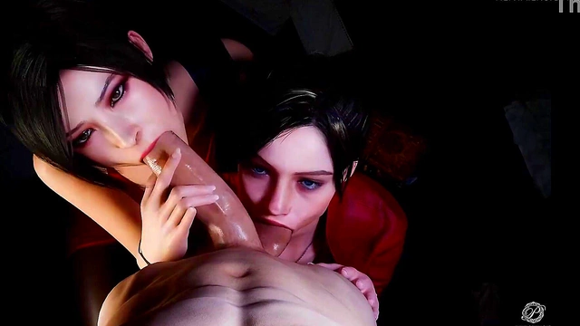 Ball Sucking Sluts (3D/SFM)