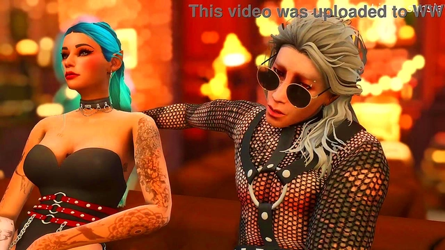 Rockstar Astarion and Halsin double penetrate horny Tav - sims 3 - Baldur's gate III - 3D animation