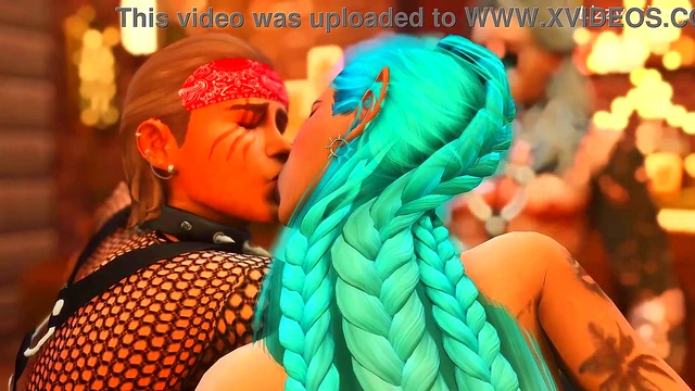 Rockstar Astarion and Halsin double penetrate horny Tav - sims 3 - Baldur's gate III - 3D animation