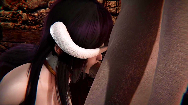 Hardcore sex with Albedo l 3D Hentai Uncensored